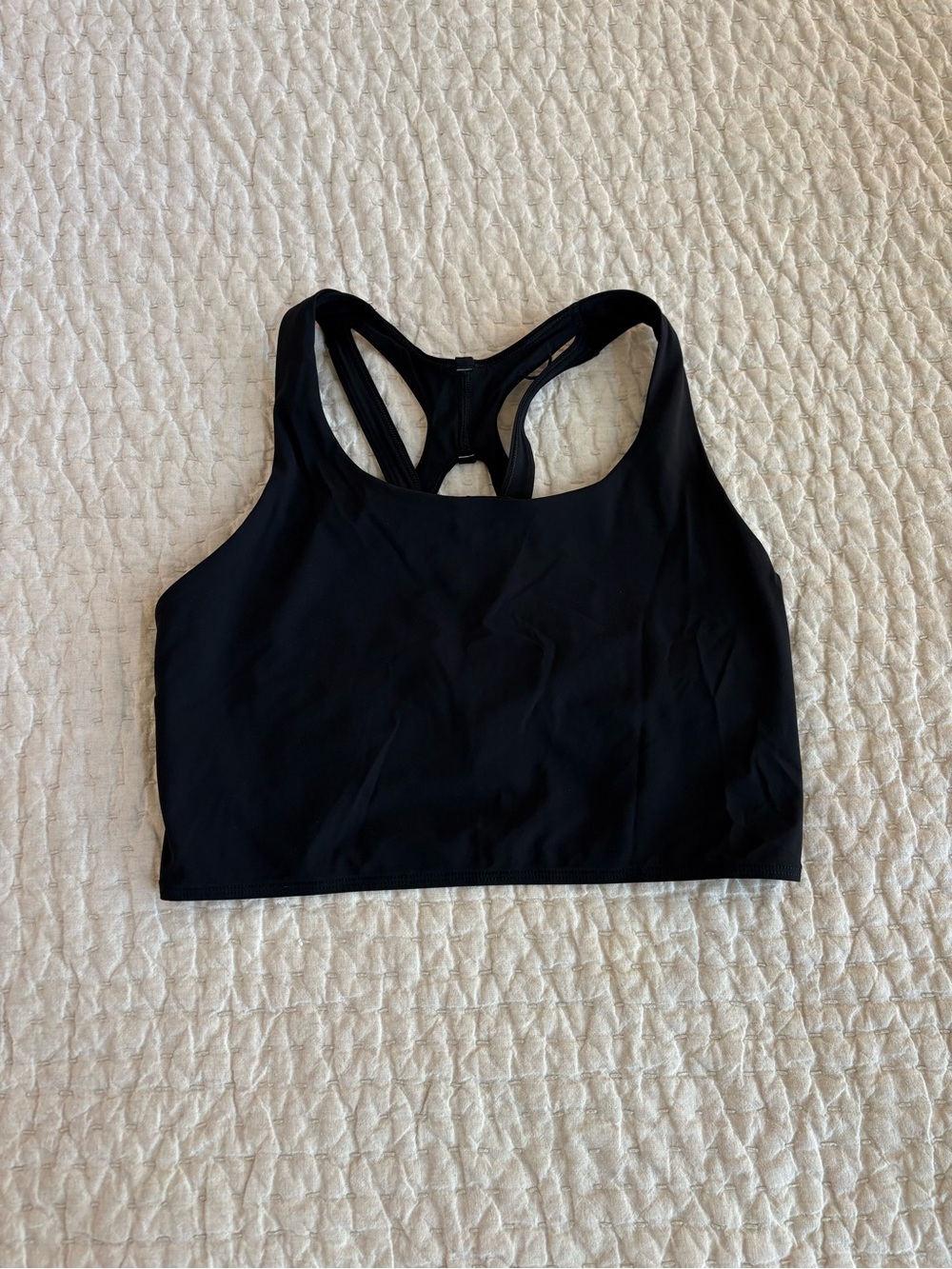 lululemon athletica Black Racerback Sports Bra
